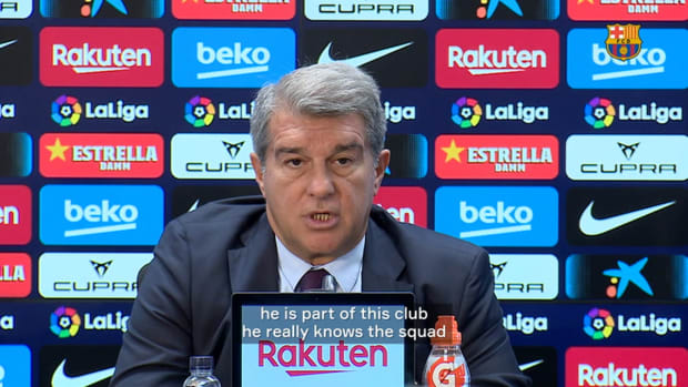 Joan Laporta: 'I know Xavi Hernández really well'